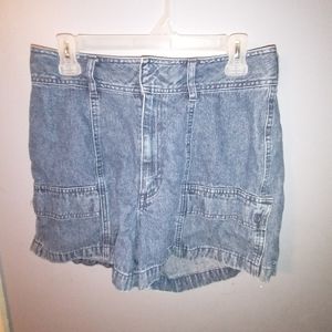 Mom Jean Khaki Shorts